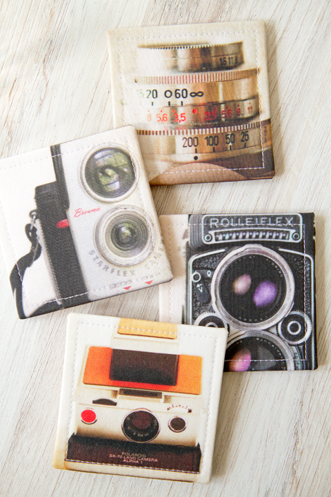 Cameras Coaster Set by A Sense Of Wonder Studio